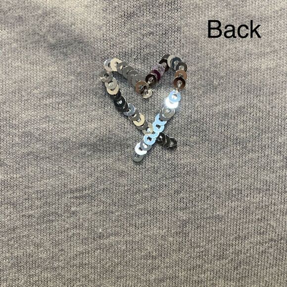 NWT women’s gray Victoria’s Secret long sleeve T-shirt w/angel logo sz L - Picture 13 of 14